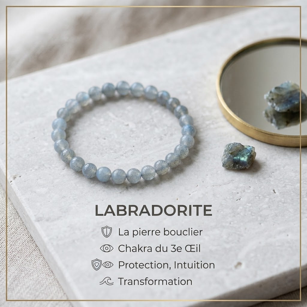 Bracelets en pierre naturelle - 6mm