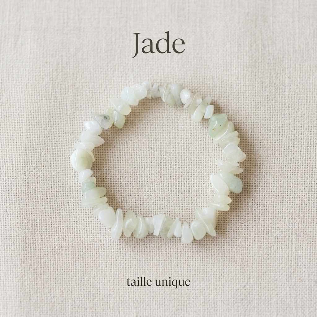Bracelet en pierre naturelle chips baroque
