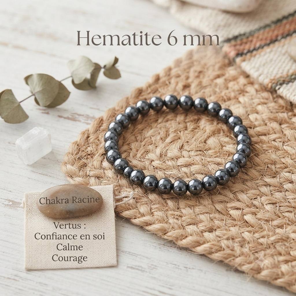 Bracelets en pierre naturelle - 6mm