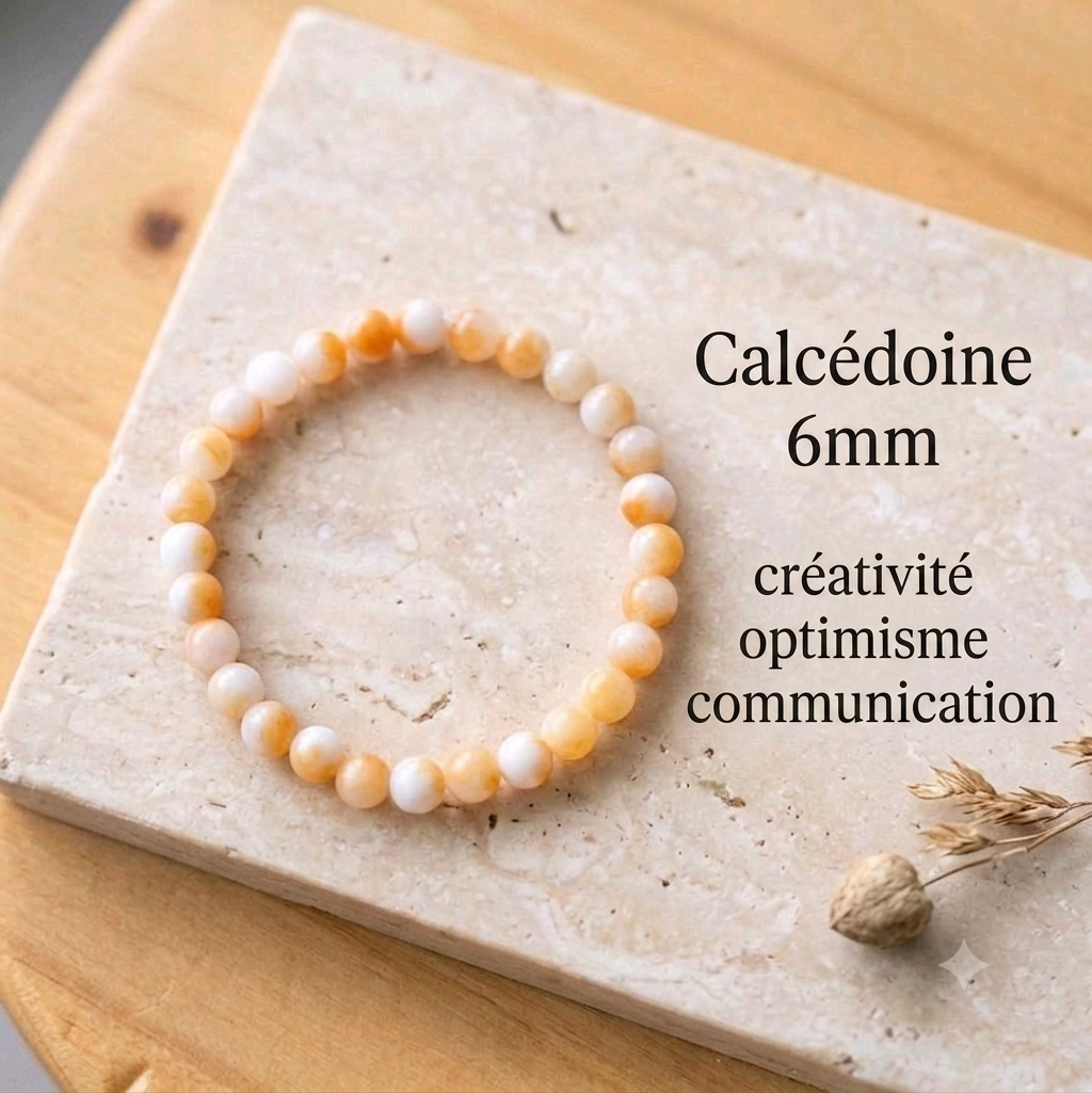 Bracelets en pierre naturelle - 6mm