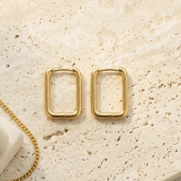 Boucles d'oreilles interchangables Fleur
