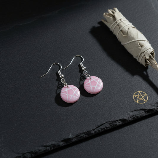 Boucles d'oreilles Pentacle