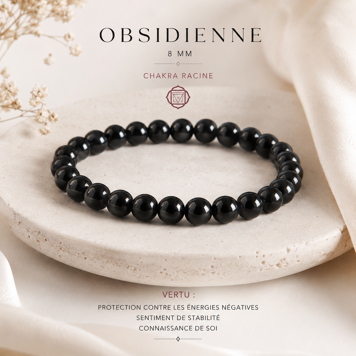 Bracelet Pierre naturelle 8mm