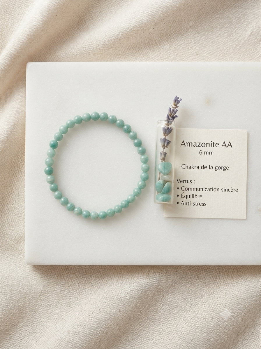 Bracelets en pierre naturelle - 6mm