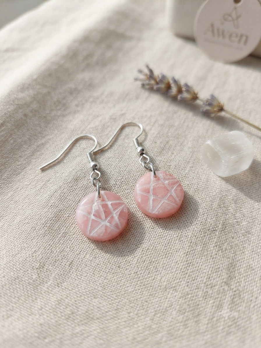 Boucles d'oreilles Pentacle
