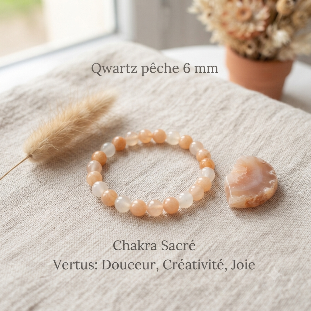Bracelets en pierre naturelle - 6mm