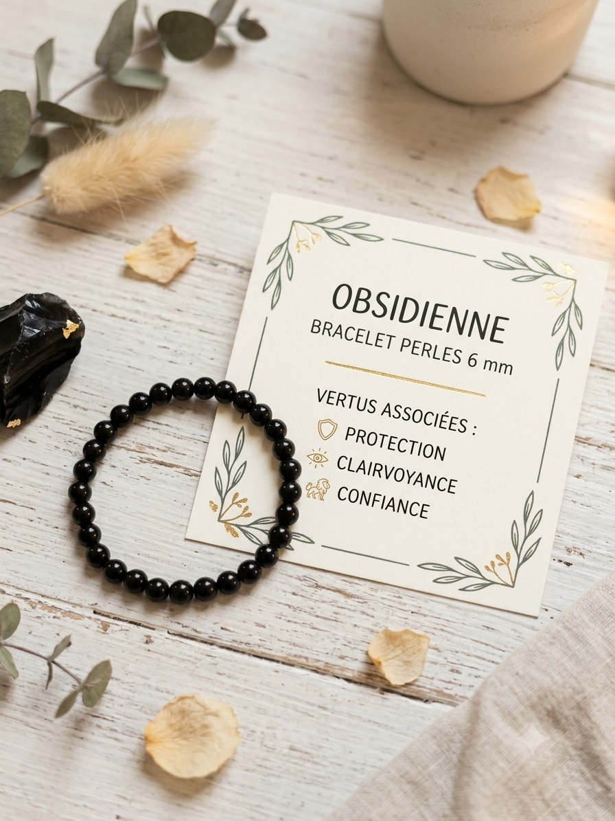 Bracelets en pierre naturelle - 6mm