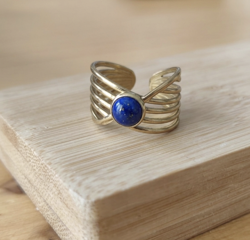 Bague avec Pierre naturelle