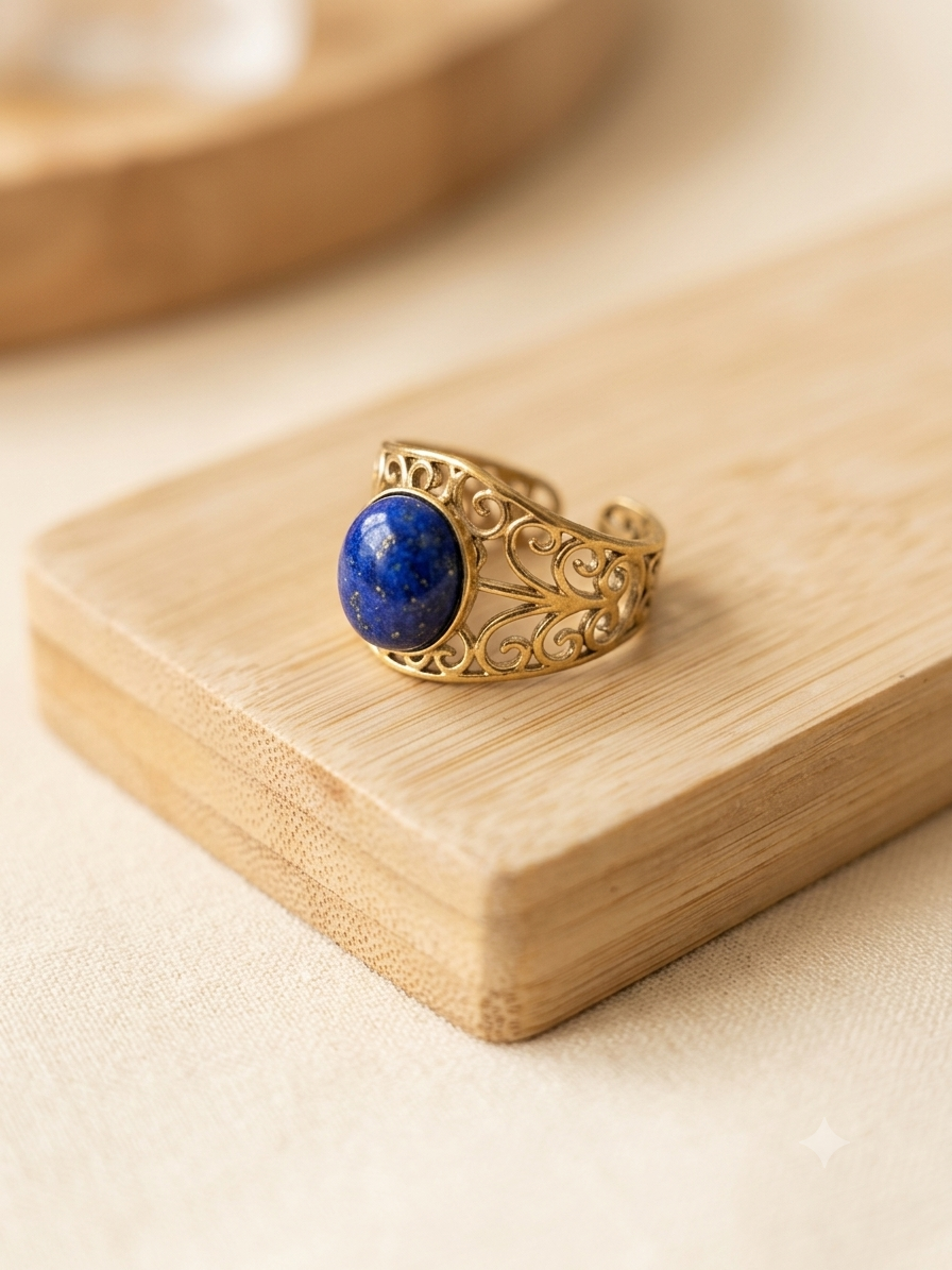 Bague avec Pierre naturelle
