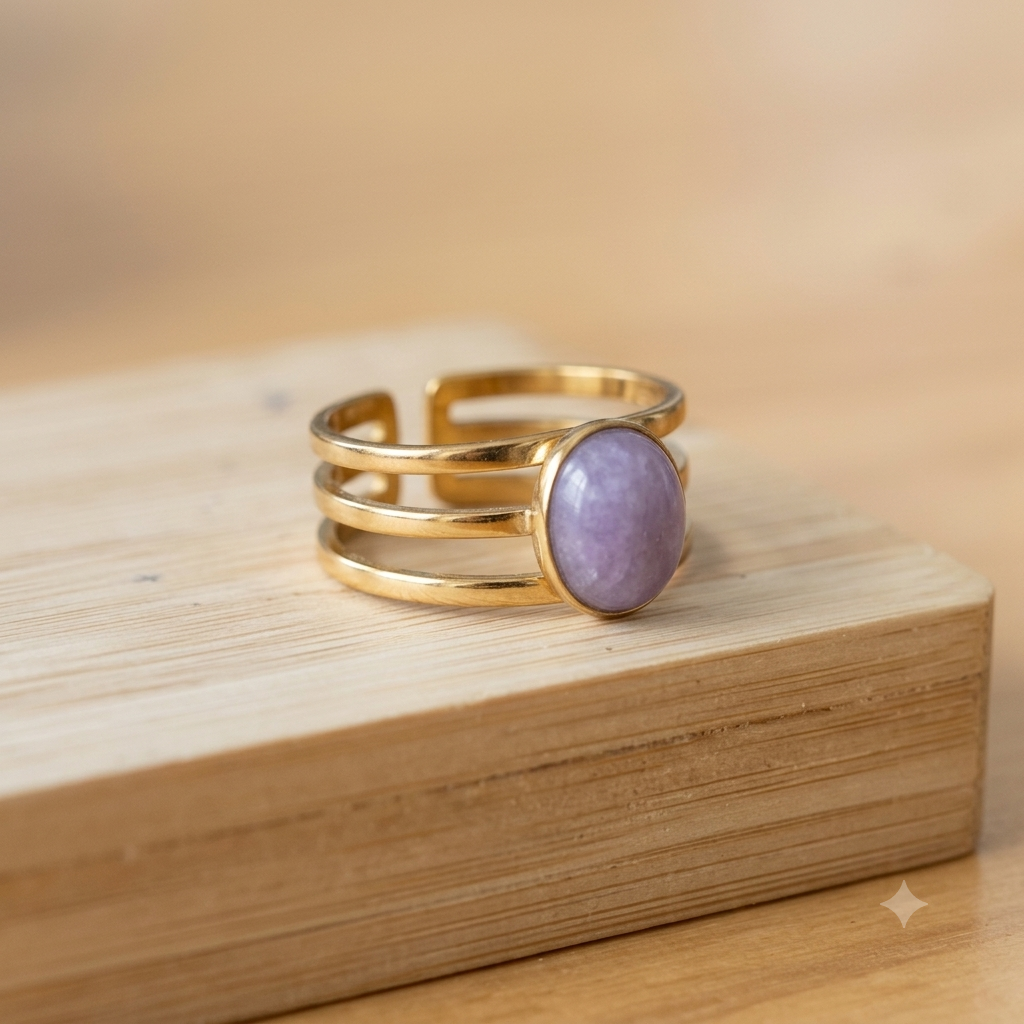 Bague avec Pierre naturelle