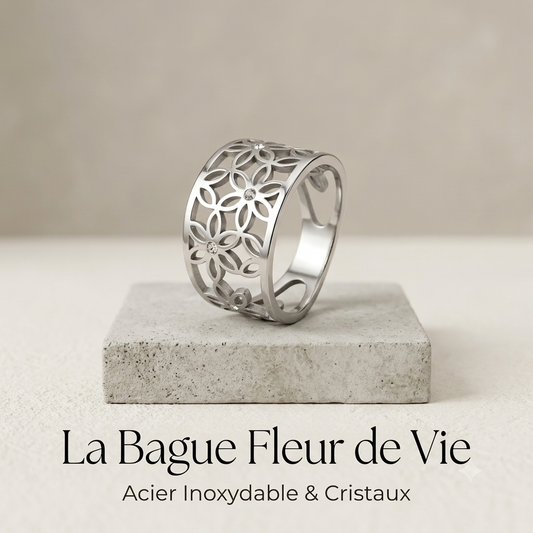 Bague fleur de vie