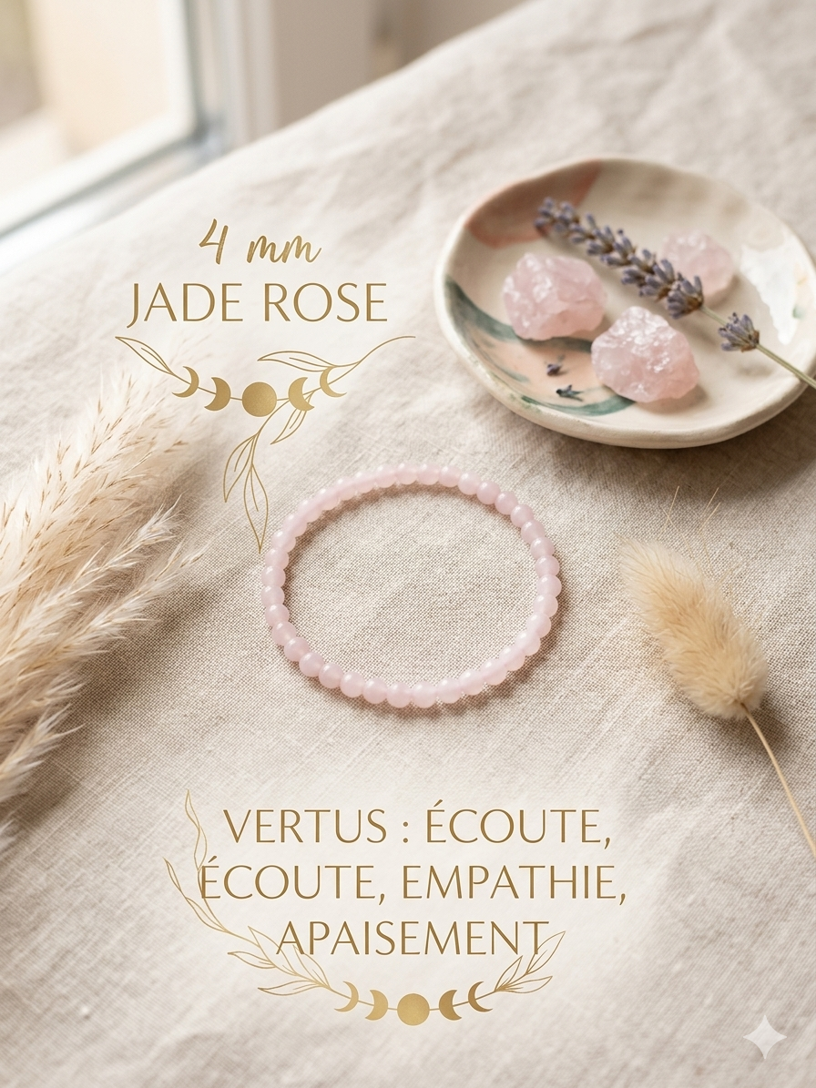 Bracelets en pierre naturelle - 4mm