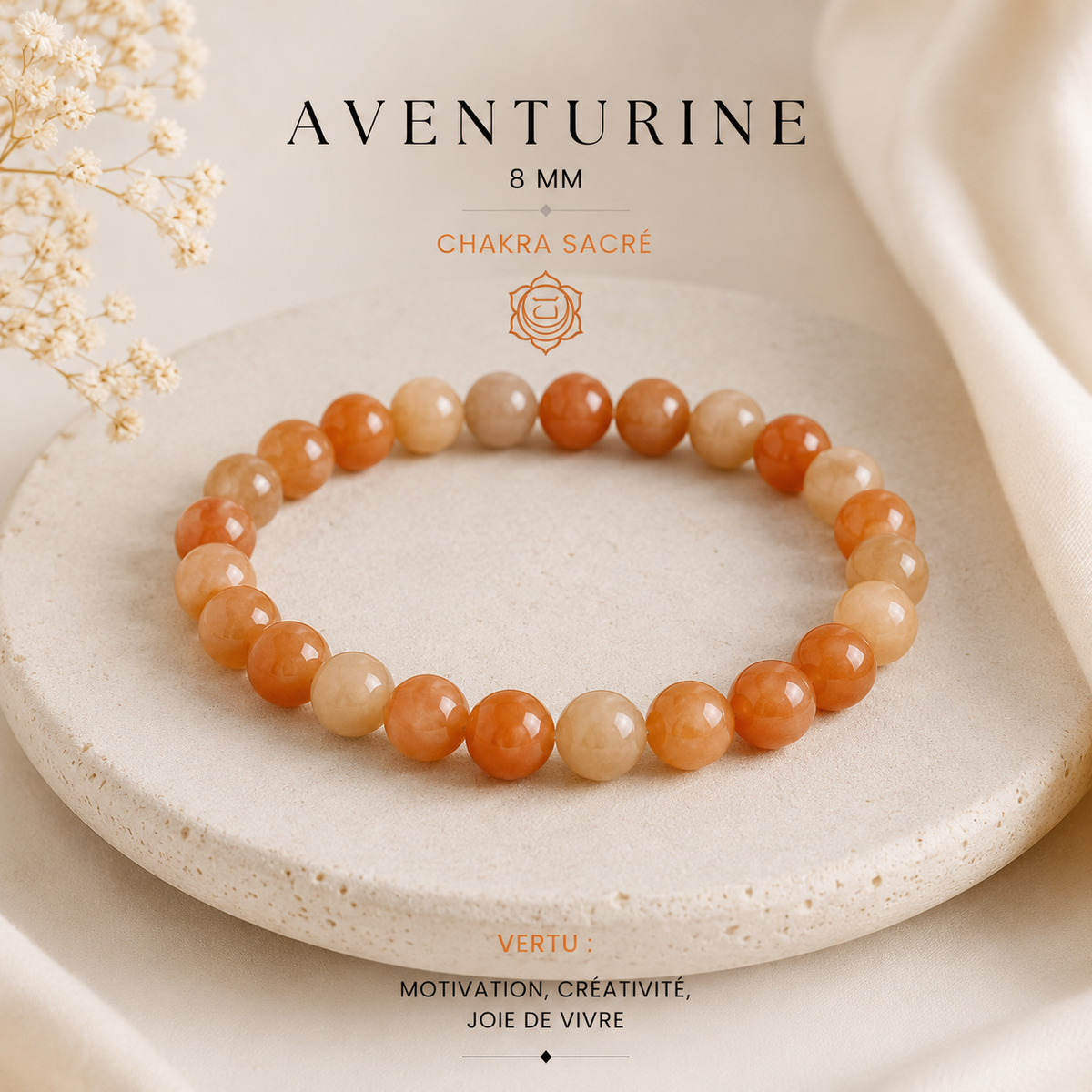 Bracelet Pierre naturelle 8mm