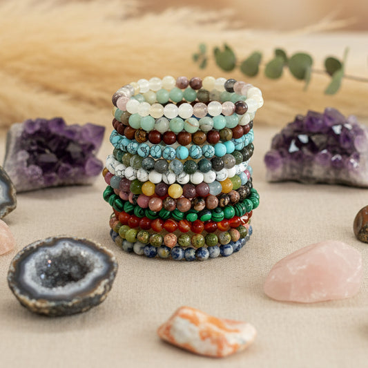 Bracelets en pierre naturelle - 6mm