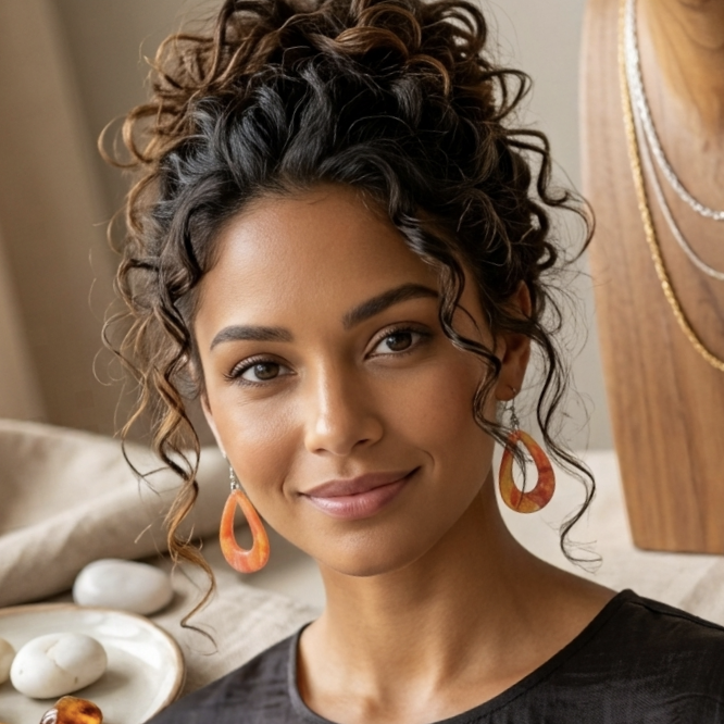 Boucles d'oreilles Leya