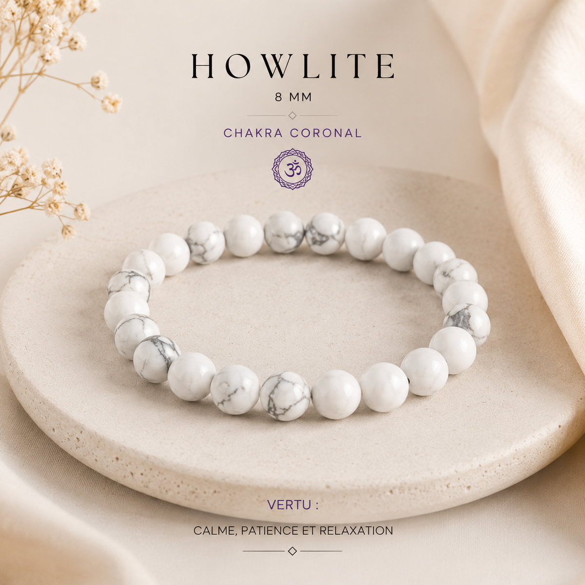 Bracelet Pierre naturelle 8mm