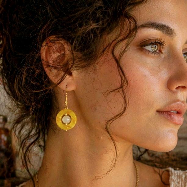 Boucles d'oreille Solaris
